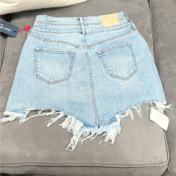 NWT True Religion Rhinstone Denim Skirt - Picture 10 of 11